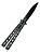 Canivete Butterfly Preto - Taue - Imagem 7