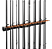 Suporte de Parede Kastking Vertical p/ 15 Varas 43cm V15 Rod Rack - Imagem 2