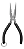 Alicate de Bico 16,5cm SRP-165 - Marine - Imagem 1