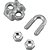 Presilha para Cabo de Aço 1/8” (3,18mm) Galvanizado – Pacote com 50 Unidades - Imagem 2