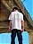 Camiseta Oversized Estampa A New World - Branco - Imagem 1