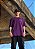Camiseta Oversized Estampa A New World - Roxo - Imagem 5