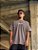 Camiseta Oversized Estampa LOGO 1 - Cinza - Imagem 3