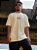 Camiseta Oversized Estampa LOGO 1 - Off White - Imagem 1
