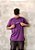 Camiseta Oversized Estampa LOGO 2 - Roxo - Imagem 1