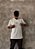 Camiseta Oversized Estampa LOGO 2 - Off White - Imagem 4