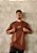 Camiseta Oversized Estampa LOGO 2 - Marrom - Imagem 1