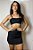 Top Strass Malha Prada Preto - Imagem 2