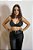 Top Franja Strass Preto - Imagem 2