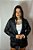 Blazer Couro Fake Preto Eco - Imagem 1
