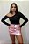 Saia Metalizada Rose - Imagem 1