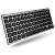 Teclado Brushed Black Sem Fio, Conexão Bluetooth, ABNT2 Padrão Brasileiro, Design Moderno e Compacto, Alta Durabilidade - Imagem 1