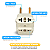 Adaptador De Tomada Benjamim T Com 3 Entradas Multiplicador de Tomadas 10A Até 250v - Imagem 4