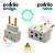 Adaptador Bob Esponja Benjamin 10A 20A Plug Pino Grosso 250v - Imagem 4
