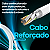 Carregador Turbo 40W 2 em 1 USB + Tipo C para Lightning, Compatível com iPhone 8 Plus X Xr 11 12 13 14 Pro e Max - Imagem 4