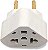 Adaptador De Tomada Plug Diamante Benjamin Para 10a e 20a Até 250v Bivolt - 110V 220V - CompleteStore® - Imagem 4