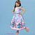 Vestido Lilo Stitch Angel Rosa e azul Meninas - Imagem 1