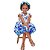 Vestido Infantil Borboletas Azul - Imagem 2
