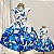 Vestido Infantil Borboletas Azul - Imagem 3