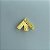 Pin Mini Joia Past Master ou Mestre Instalado Dourado - Imagem 1