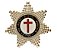 Pin Estrela de Irmao Cavaleiro Templario - Imagem 1