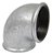 Cotovelo (joelho) galv. 2 1/2" x 90 C/ rosca - Imagem 1