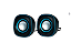 Caixa De Som Usbb Gt 6W Rms  Preta/Azul - Imagem 2