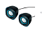 Caixa De Som Usbb Gt 6W Rms  Preta/Azul - Imagem 5