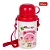 GARRAFA SQUEEZE DE PLASTICO PP COM TAMPA E ALCA ROSA 550ML WELLMIX - Imagem 1