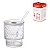 Copo de vidro Canudo Vidro Fest 400ml hauskraft - Imagem 3