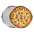 Tela redonda para Pizza 20,25,30,35,40,45cm Aluminio - (escolha tamanho) - Imagem 3
