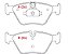Pastilha de Freio Dianteira - BMW Z4 2011 / 2012 / 2013 / 2014 - PW232A - Imagem 3