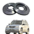 Disco de Freio Dianteiro Tracker / Grand Vitara 2.0 16V 285 mm com Cubo - Imagem 1