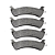 PASTILHA FREIO TRASEIRO JEEP CHEROKEE ---> PW417 - Imagem 1