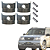 Jogo de Pistão 0,25 – Tracker / Grand Vitara 2.0 16V (1998 a 2009) – Motor J20A - Imagem 1