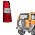 Lanterna Traseira Direita (LD) – Suzuki Jimny 1.3 16V (1998 a 2015) - Imagem 1