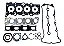 JUNTA MOTOR COMPLETO JIMNY MODERNO 06 a 15 M13A/ SCROSS 1.6 M16A (muda a junta tampa valvula) - Imagem 1