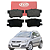 PASTILHA FREIO TRASEIRO SX4 ---> PW619/ ECO1997 - Imagem 1