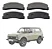 PASTILHA FREIO DIANTEIRA LADA NIVA 1.6 8V 91 A 98 ECO1319 - Imagem 1