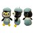 Pinguim de Pelúcia 30cm Azul, toque macio, presente, máquina de bichinhos, ursinho de pelúcia - Imagem 5
