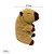 Capivara de Pelúcia Bege, 30cm toque macio, presente, ursinho de pelúcia - Imagem 3