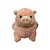Porco Baby Preguiçoso de Pelúcia Rosa, 20cm toque macio, presente, ursinho de pelúcia - Imagem 1
