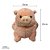 Porco Baby Preguiçoso de Pelúcia Rosa, 20cm toque macio, presente, ursinho de pelúcia - Imagem 2