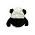 Panda Baby Preguiçoso de Pelúcia, na cor branco + preto, 20cm, toque macio, presente, ursinho de pelúcia - Imagem 4