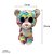 Gato Colorido com Olhos Grandes e Brilhantes Pelúcia 20cm, toque macio, presente, máquina de bichinhos, ursinho de pelúc - Imagem 2