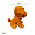 Cachorro com Sininho de Pelúcia cor cenoura, toque macio, presente, máquina de bichinhos, ursinho de pelúcia - Imagem 3