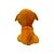 Cachorro com Sininho de Pelúcia cor cenoura, toque macio, presente, máquina de bichinhos, ursinho de pelúcia - Imagem 4