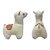 Lhama de Pelúcia com Pés Cintilantes Branco, toque macio, presente, máquina de bichinhos, ursinho de pelúcia - Imagem 4