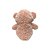 Urso de Pelúcia com Laço e Olhos Detalhados Rosa, toque macio, presente maternidade, ursinho de pelúcia - Imagem 4