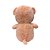 Urso de Pelúcia Rosa Peach com laço, toque macio, presente maternidade, ursinho de pelúcia - Imagem 4